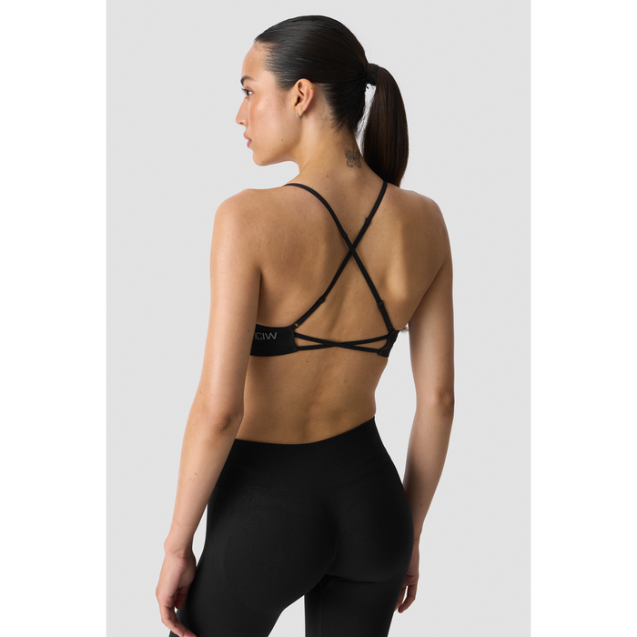 Shape Sports-BH med Tynde Stropper Sort