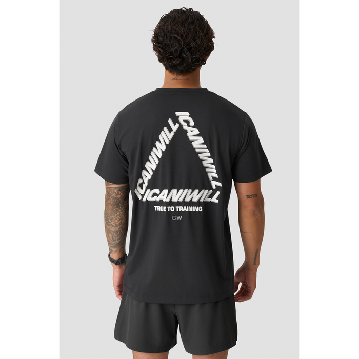 Mirage Dri-release T-shirt Print, Storm Grey