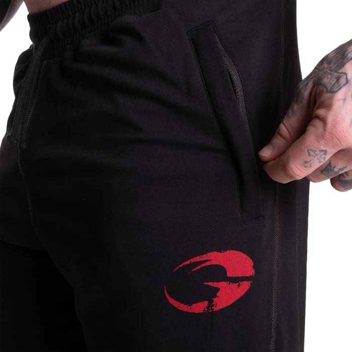 Vintage Sweatpants Sort R&oslash;d