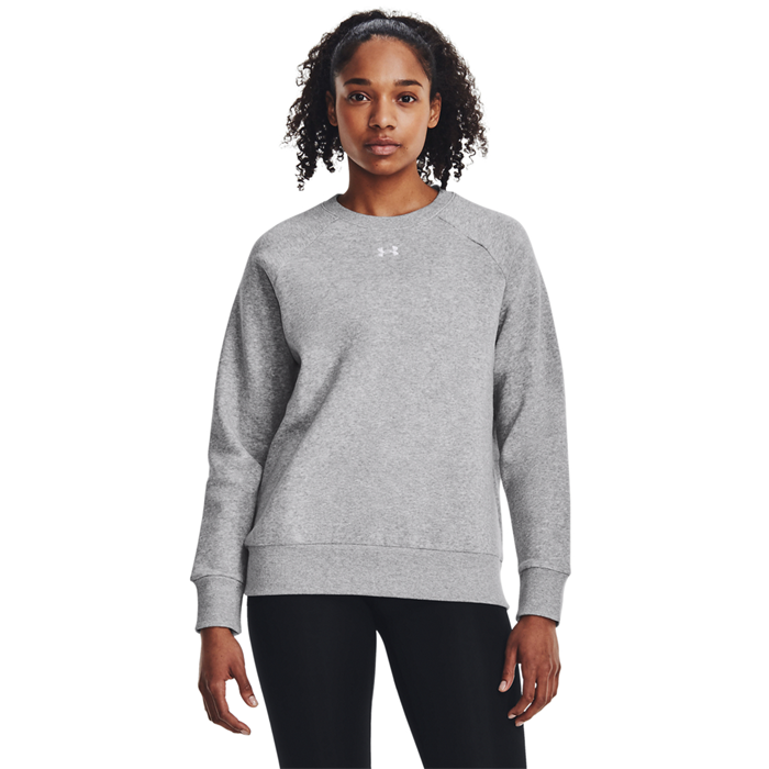 UA Rival Fleece Crew, Pitch Gray