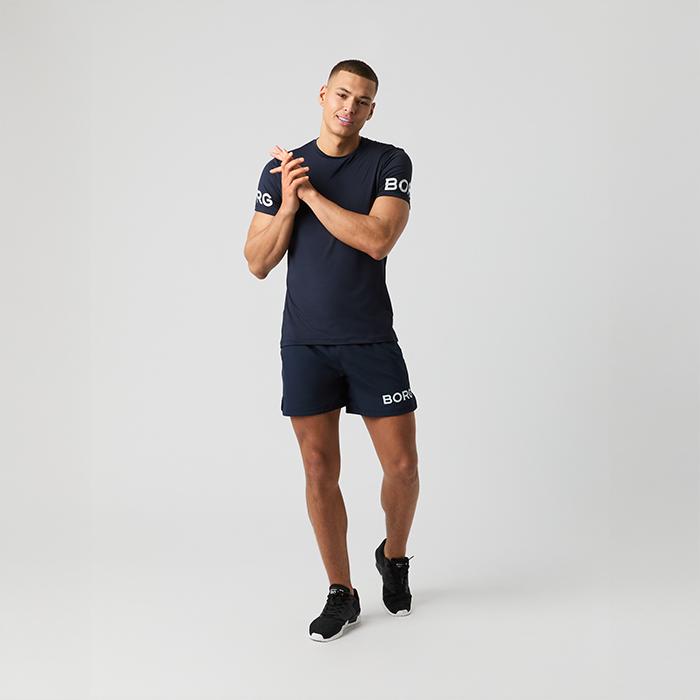 T-shirt M&oslash;rkebl&aring;