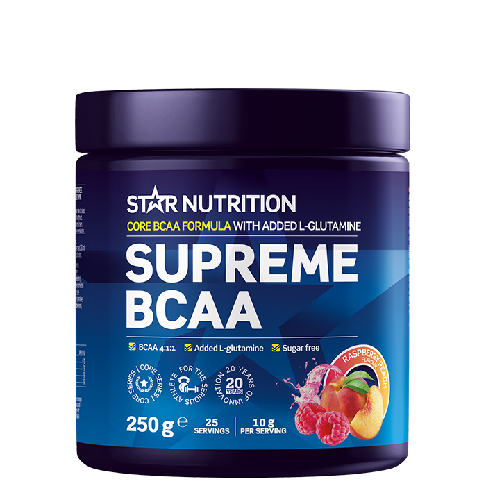 Supreme BCAA Pulver 250 g rasberry_peach