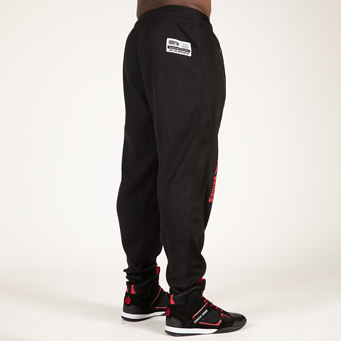 Augustine Old School Pants, Black/Red