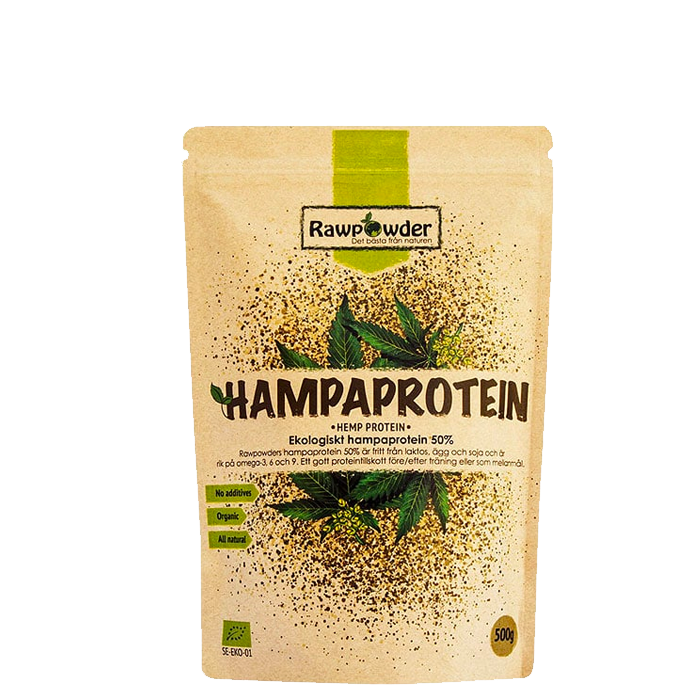 Økologisk hampeprotein 500 g