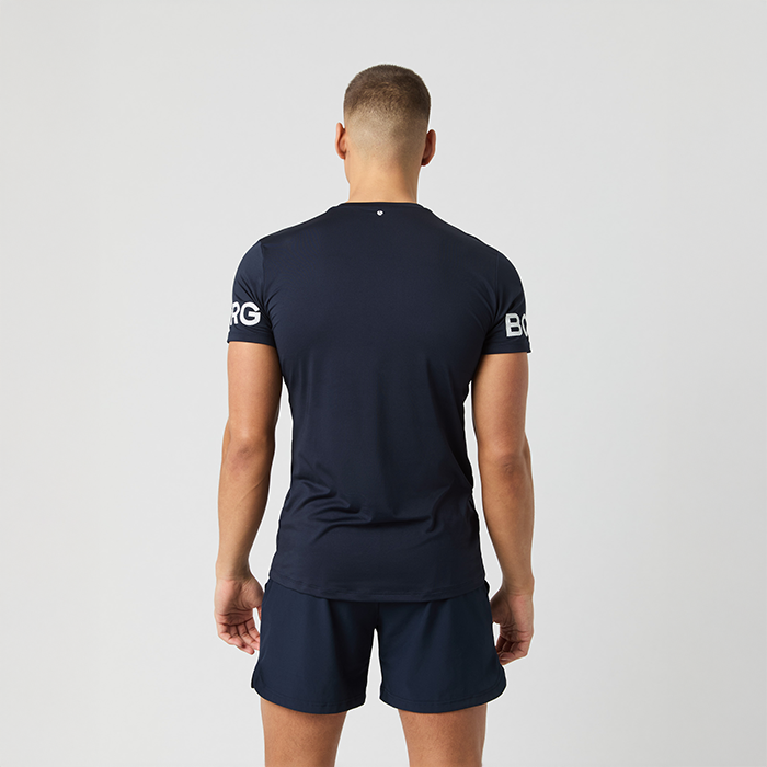 T-shirt M&oslash;rkebl&aring;