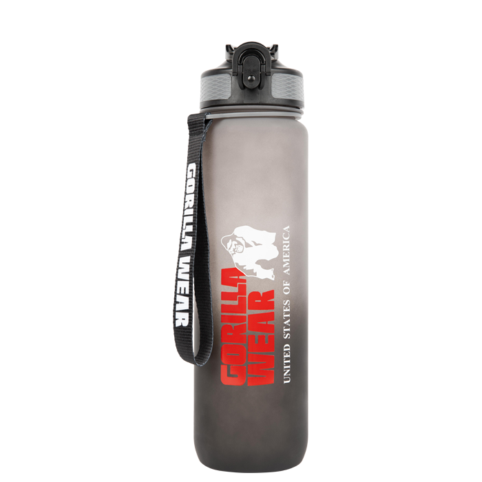 Gradient Vandflaske 1000 ml Sort/Gr&aring;