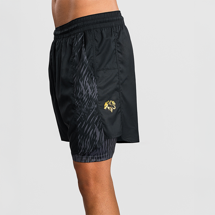 Venum X Chimaev Wild Borz Tr&aelig;ningsshorts Sort Gr&aring;