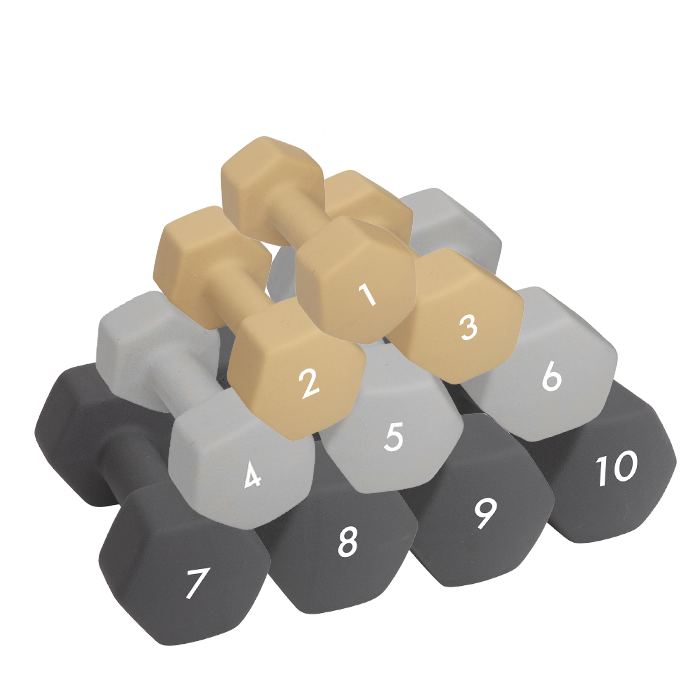 Hex Neoprene Dumbbell, 1 kg