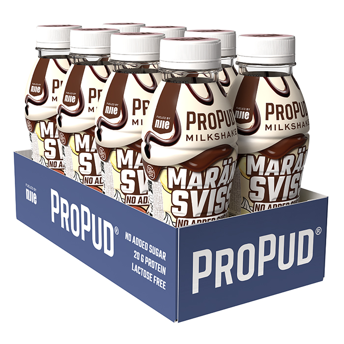 8 x ProPud Protein Milkshake, 330 ml Vanilla