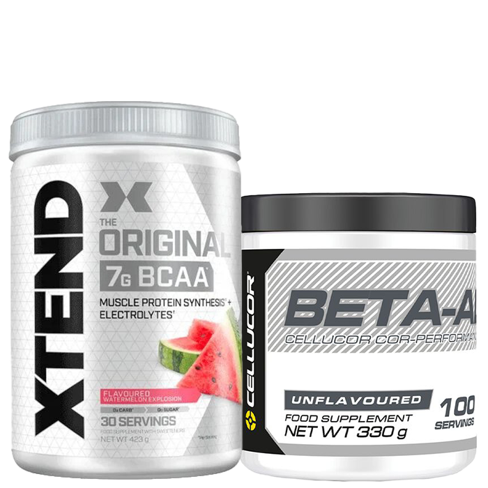 Xtend BCAA og Beta Alanine Styrke- og Restitutionspakke