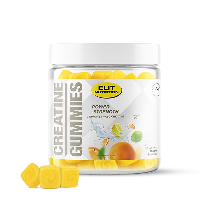 ELIT Creatine Gummies, Lemonade, 60 Gummies