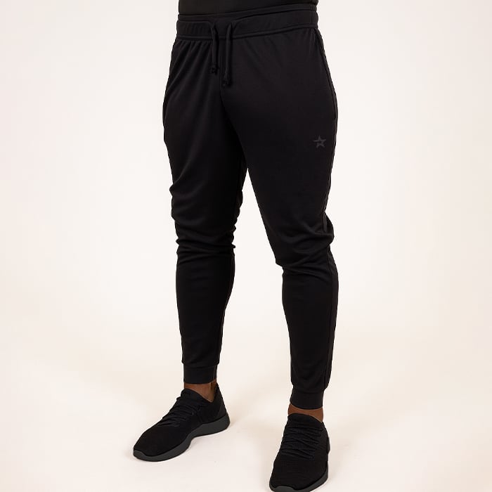 Star Mesh Bukser Sort