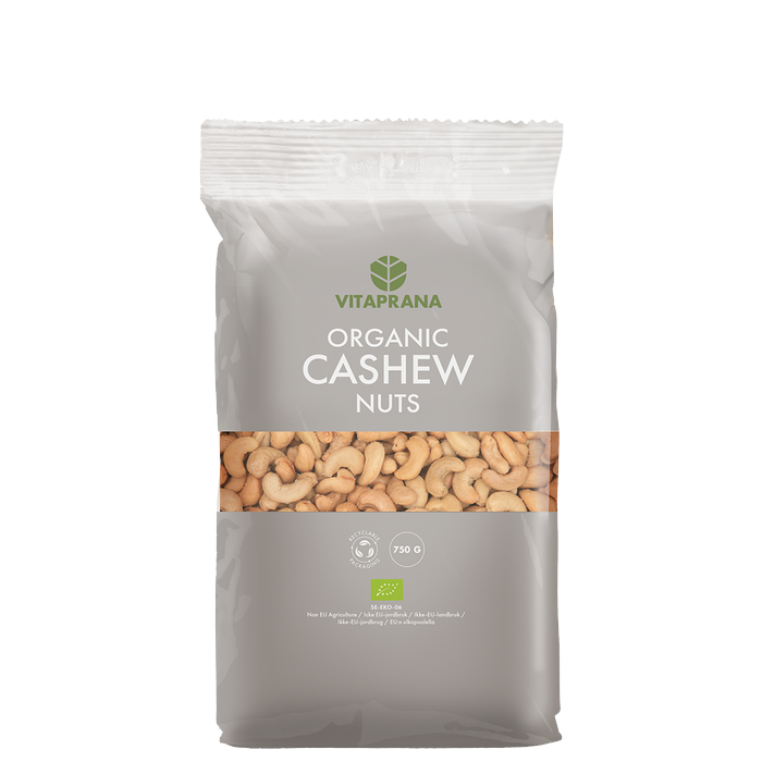 Organic Cashew Nuts, 750g