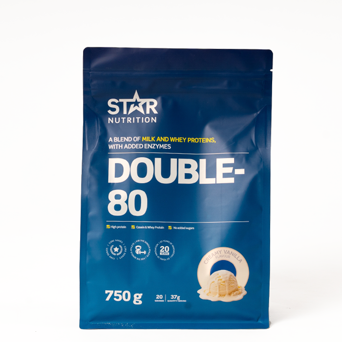 Double-80 Proteinpulver 750 g creamy_vanilla
