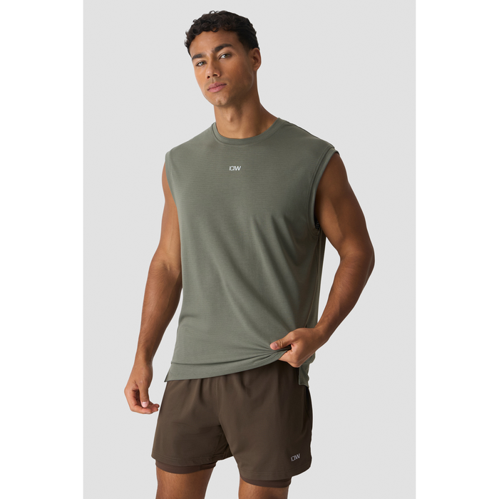 Stride Ærmeløs T-shirt Dri-Release Grøn