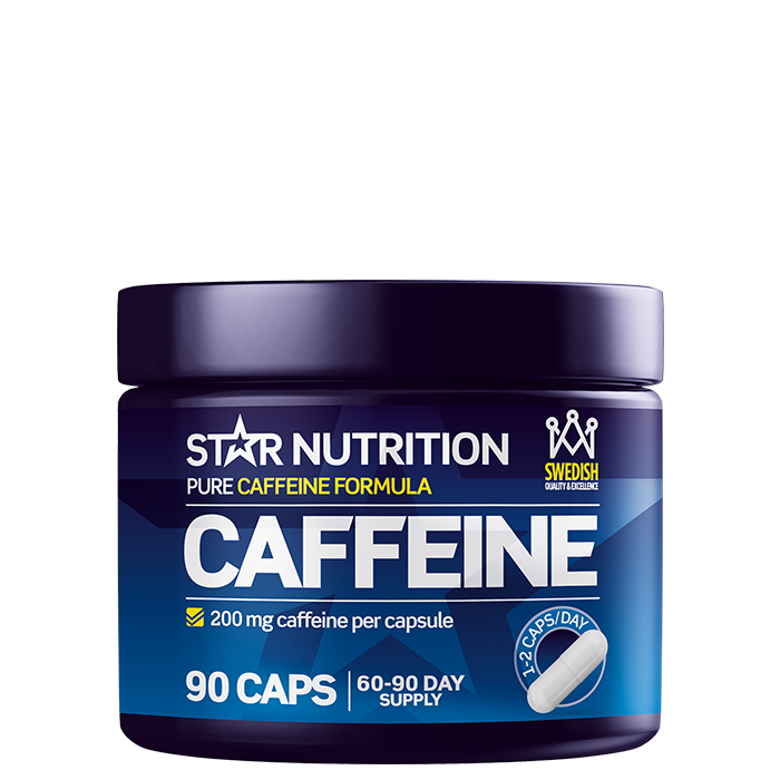 Koffein 200 mg, 90 kapsler, Star Nutrition