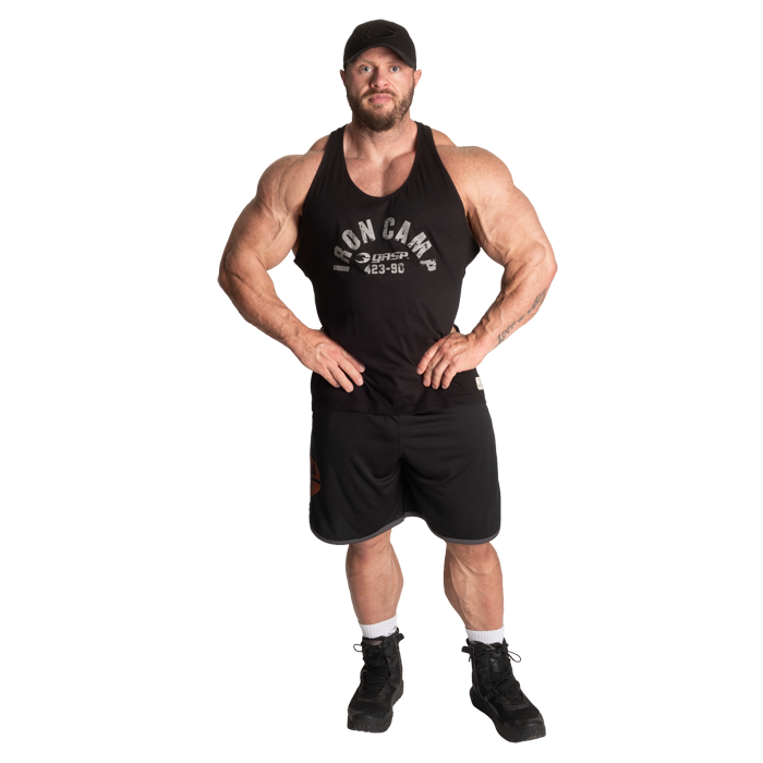 Gasp Mesh Shorts Sort Gr&aring;