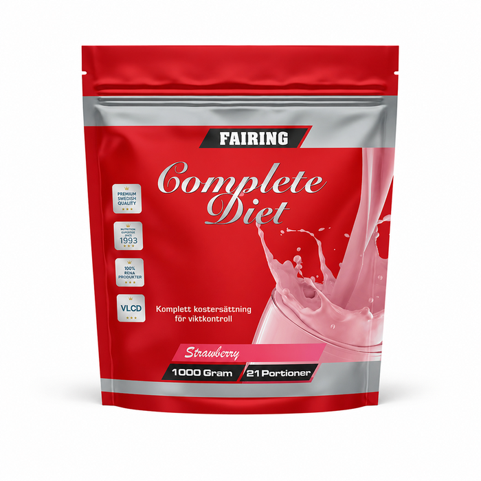 Complete Diet m&aring;ltidserstatning 1000 g jordgubb
