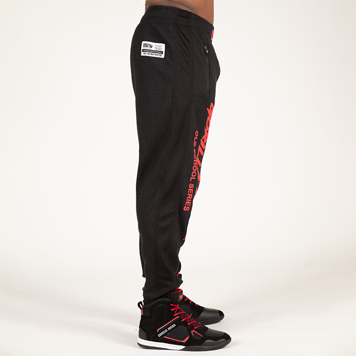 Augustine Old School Pants, Black/Red