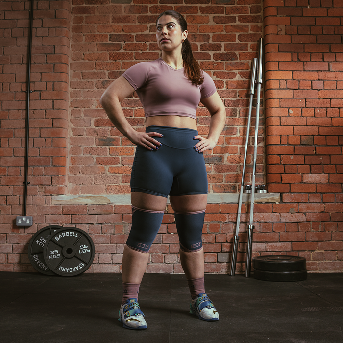 Weightlifting Knee Sleeves Kn&aelig;beskyttere