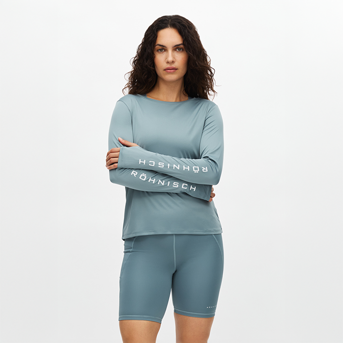 Team Logo Langærmet Blå