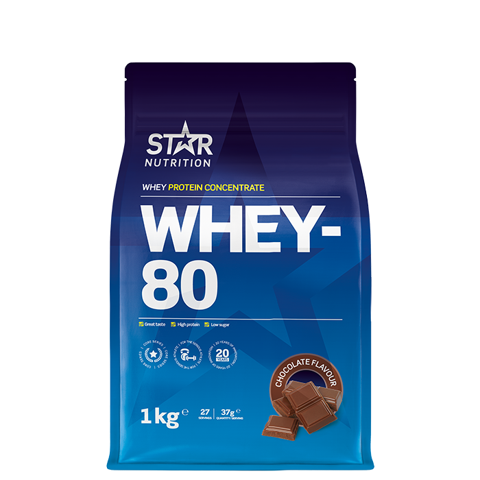 Star Nutrition Whey-80 Chocolate 1000g