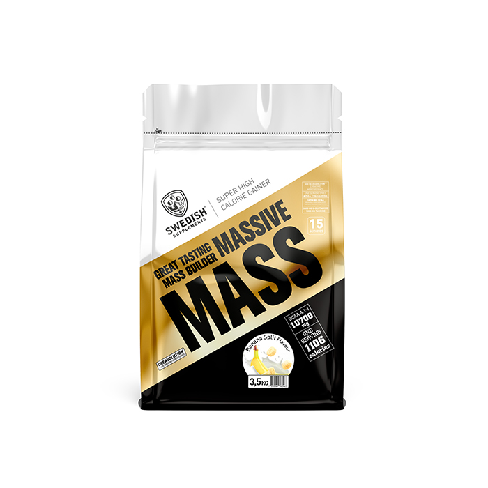 Swedish Supplements Massive Mass, 3.5 kg, Banana Split