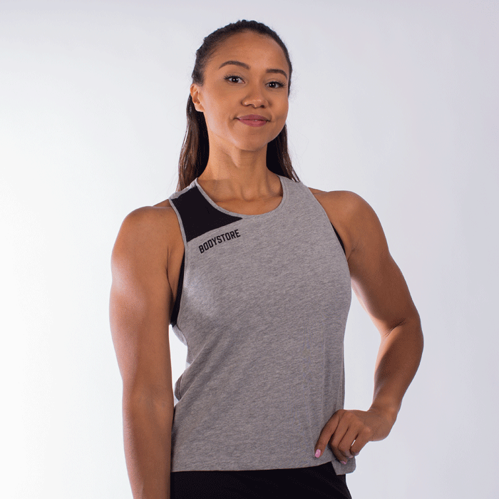 BS Women Tank Logo, Grey