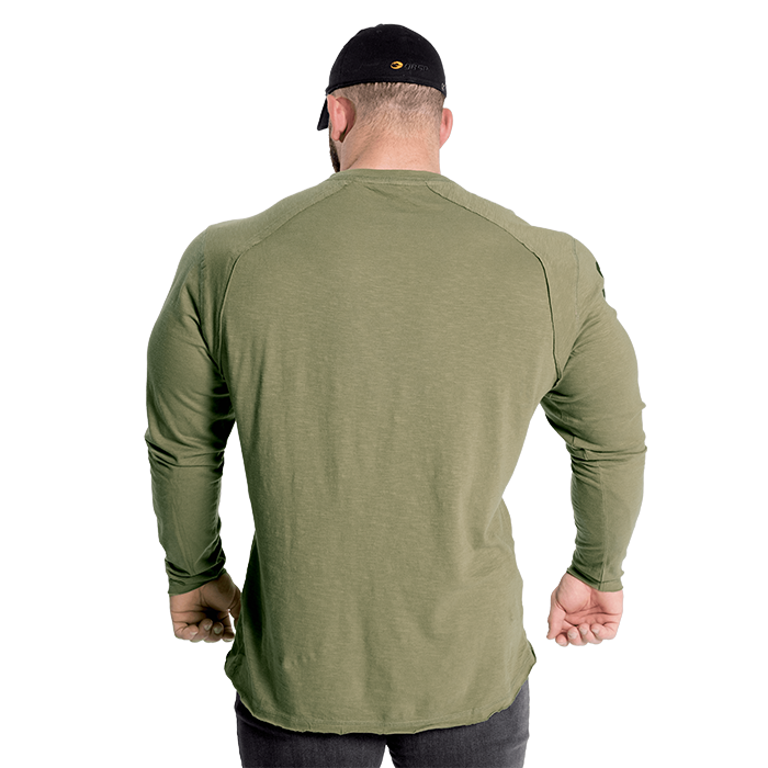Throwback LS Tee, Wash Green