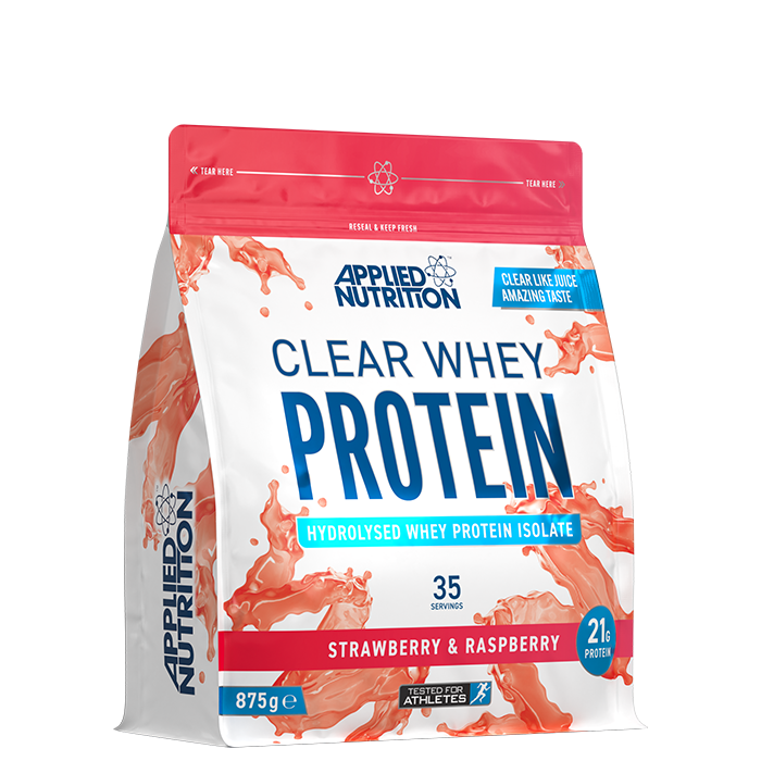 Applied Nutrition - Clear Whey Protein Jordbær & Hindbær 875g