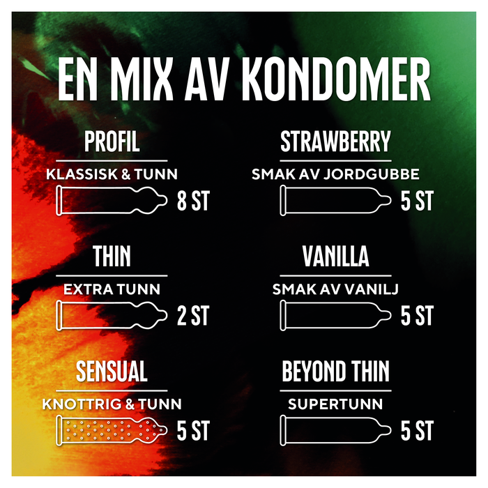 RFSU Enjoy Kondom Mixpakke 30-pak