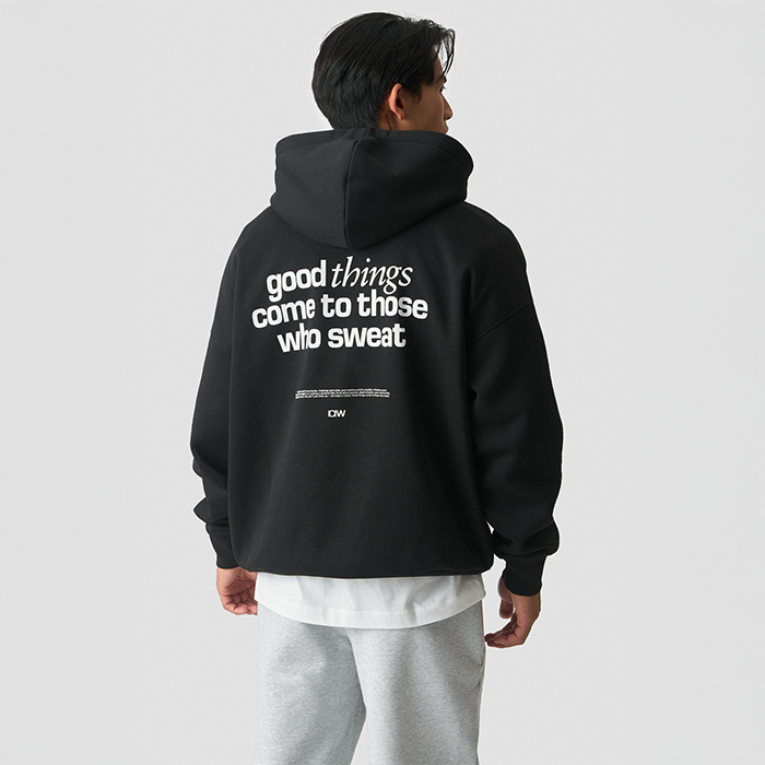 Everyday Relaxed Hoodie Print Sort
