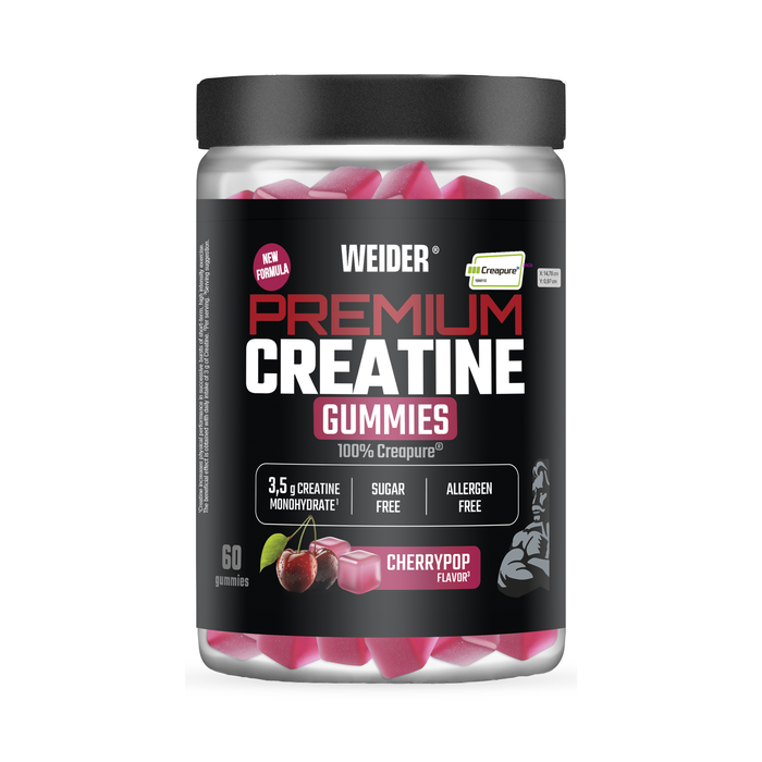 Premium PureCreatine gummie 60 gummies Cherrypop