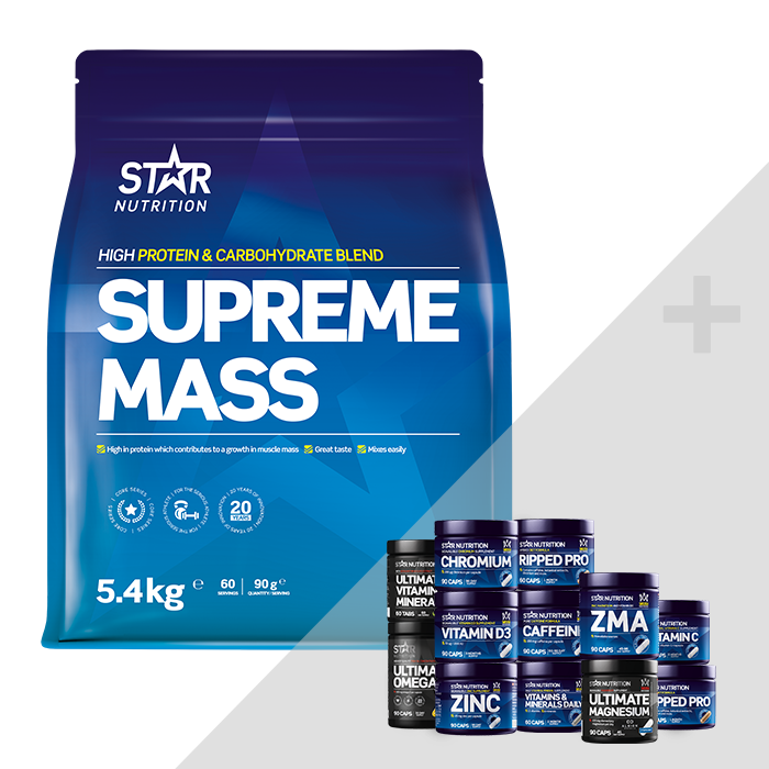 Supreme Mass Gainer 5,4 kg + bonusprodukt