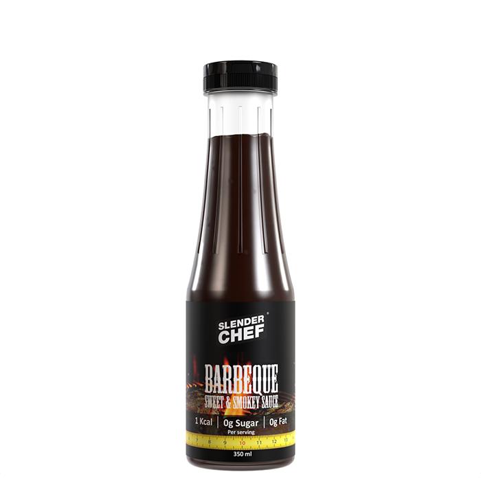 Slender Chef Barbeque Sweet & Smokey Sauce, Sweet & Smokey, 350 ml