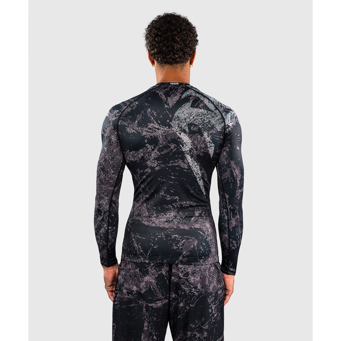 Venum RAGE & WORKOUT Long Sleeve Rashguard Black/Grey