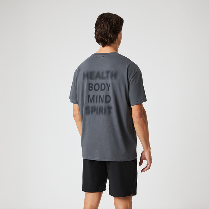 Borg Gym Oversized T-shirt Gr&aring;
