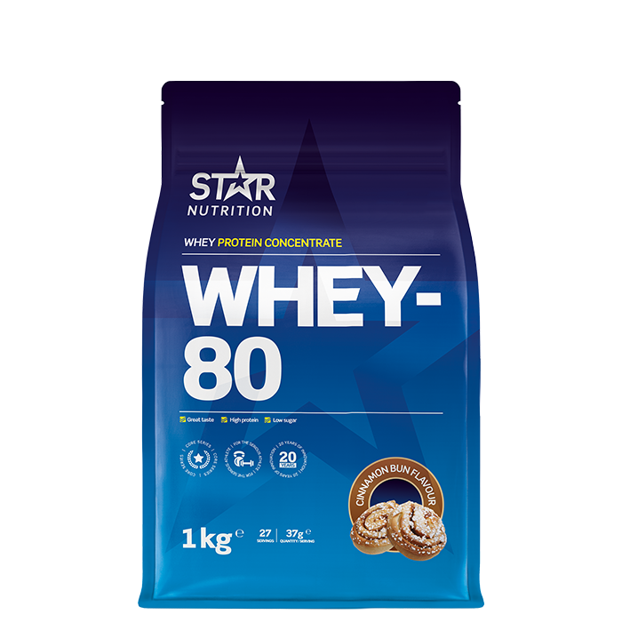 Whey-80 Valleprotein 1 kg