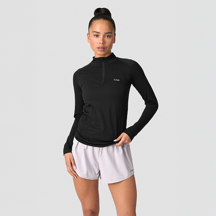 Define Langærmet 1/4 Zip Sort