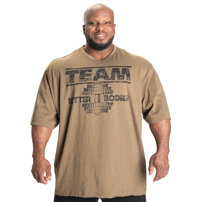 Team Pump Cover Iron Tee, Army Green Melange