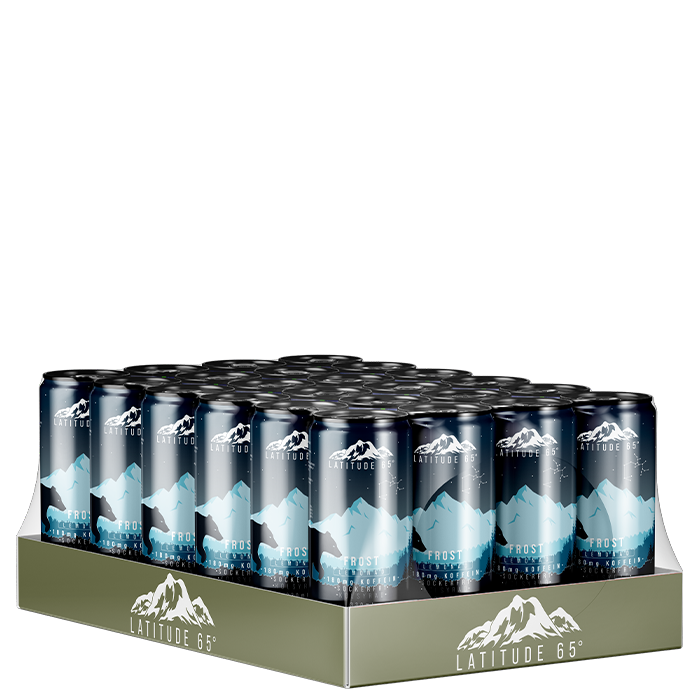 24 x Latitude 65, 330 ml, Frost Kort datum Frost - Lemonad