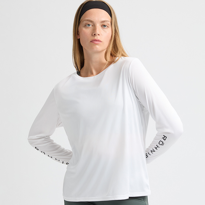 Team Logo Langærmet Hvid