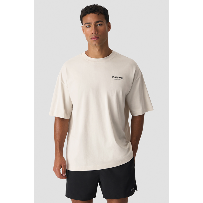 Everyday Oversized T-shirt Lys Beige