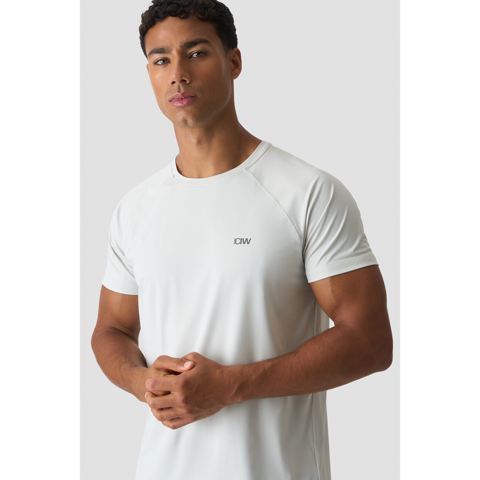 Workout Melange T-shirt Lysegr&aring;
