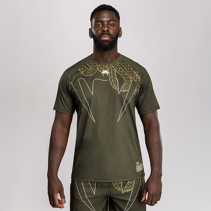 Serpenti Dry Tech T-shirt Khaki Bronze Ivory