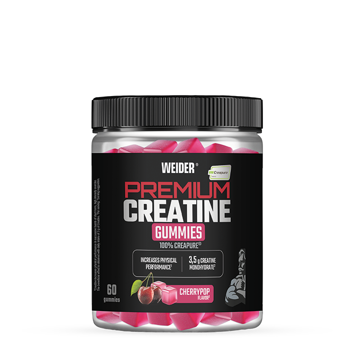Premium PureCreatine gummie 60 gummies Cherrypop