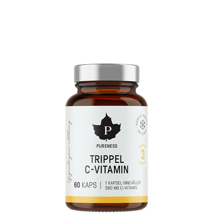 Trippel C-vitamin 60 kapsler