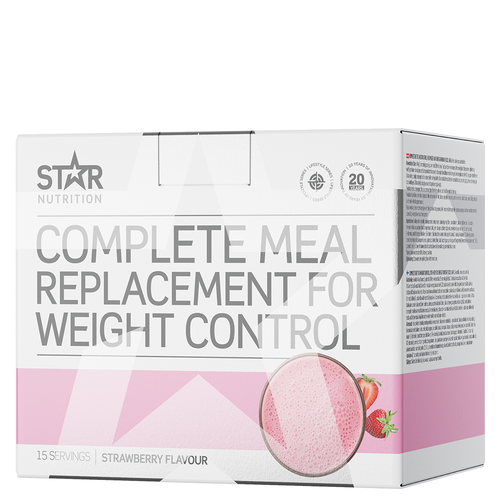 Complete Meal M&aring;ltidserstatning V&aelig;gtkontrol 15 portioner jordgubb