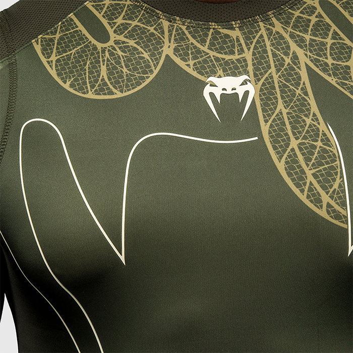 Serpenti Rashguard &AElig;rmel&oslash;s Khaki Bronze Ivory