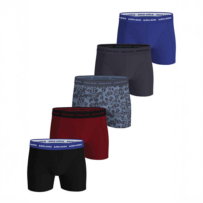 Cotton Stretch Boxer 5p, Multipack